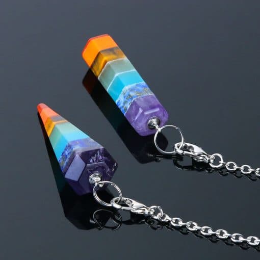 7 Chakra Rainbow Pendulum